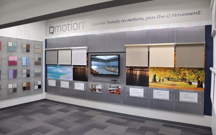 QMotion Showroom Displays