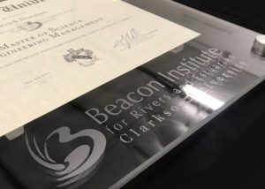 Diploma Frame with Printed Logo
