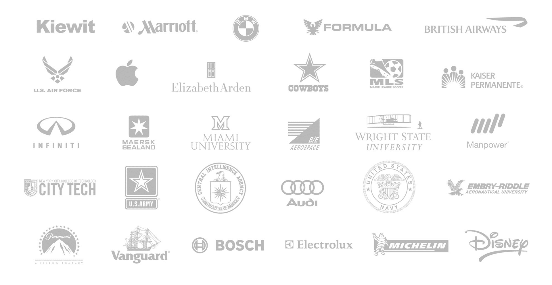 Aluma Designs Client Logos