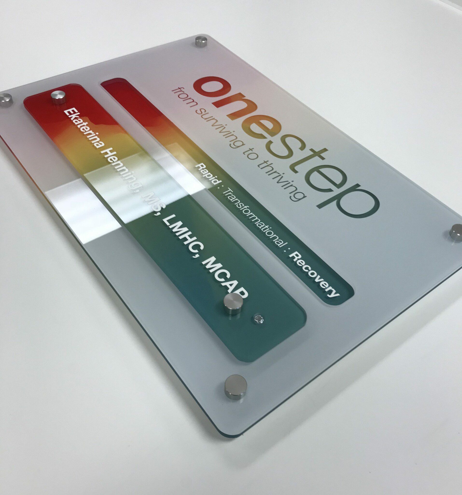 Onestep Custom Acrylic Signage