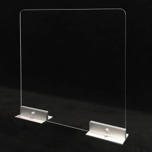 Sneeze Guard- Counter Mount - Partial Base (No Window)