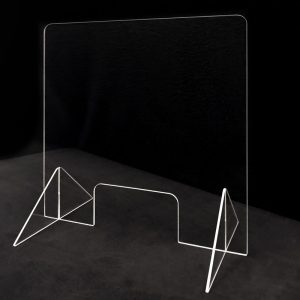 Sneeze Guard ECONOMY - Counter Top -  Free Standing with Window