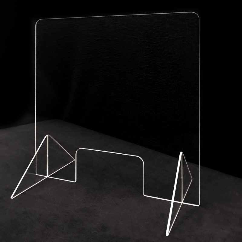 Sneeze Guard ECONOMY - Counter Top -  Free Standing with Window
