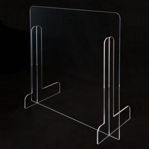 Sneeze Guard DECORATIVE- Counter Top -   Free Standing (No Window)