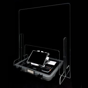 EViD Sneeze Guard- Counter Top -  Free Standing with LARGE Window