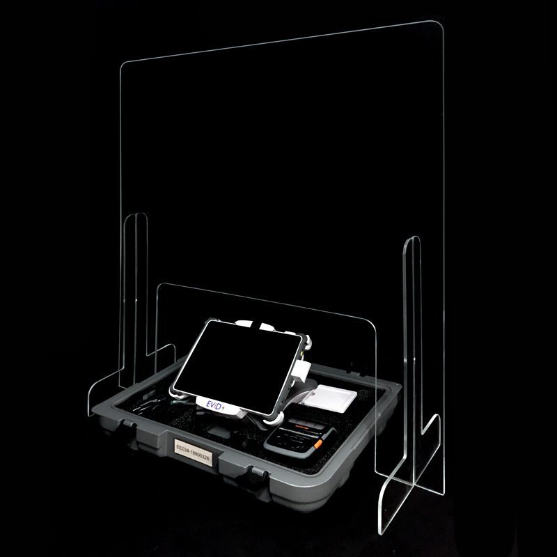 EViD Sneeze Guard- Counter Top -  Free Standing with LARGE Window