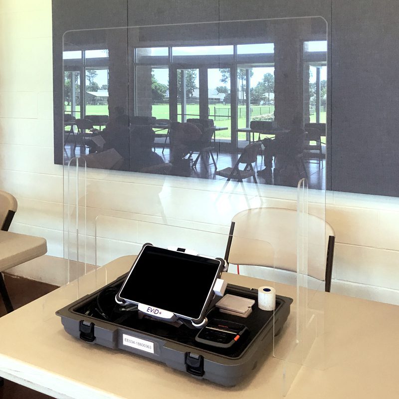 EViD Sneeze Guard- Counter Top -  Free Standing with LARGE Window - Image 3