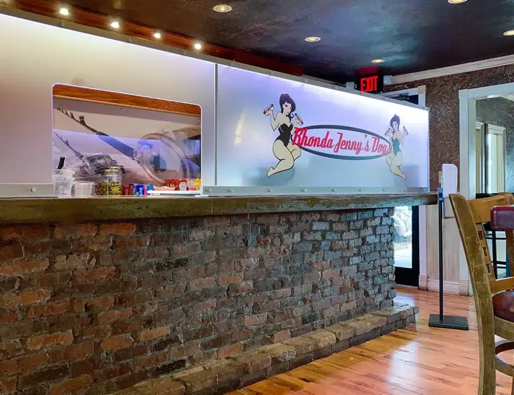 The Bridge Bar and Sunset Lounge – Custom Sneeze Guards 2