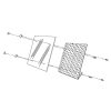 architek Z-Mini  (10"x12") Brushed Metal Picture Frame (up to a 6"x8" Image) Regular Price $49 - 50% OFF SALE - Image 3
