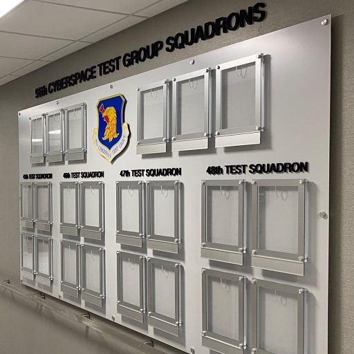 Chain of Command Recognition Walls by ALUMA designs